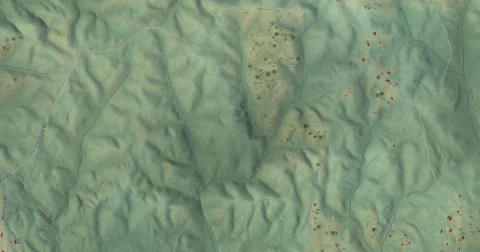 Detail of the map of Salem, Georgia