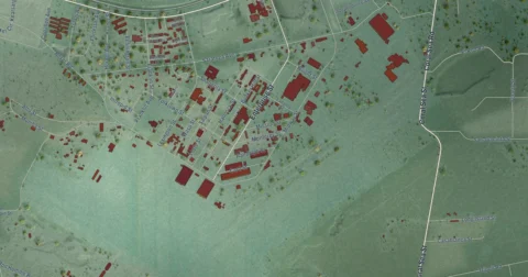 Detail of the map of Kalaeloa, Hawaii