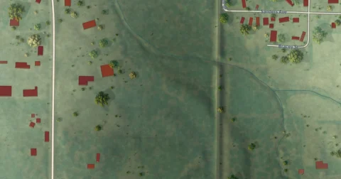 Detail of the map of Whiteash, Illinois