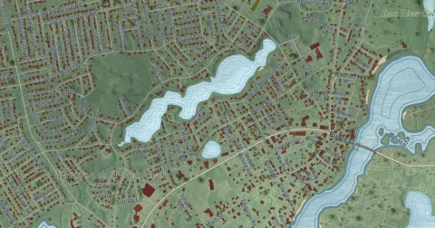 Detail of the map of South Yarmouth, Massachusetts