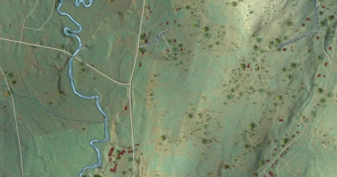 Detail of the map of West End, New York