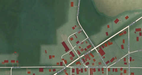 Detail of the map of Sulphur Springs, Ohio