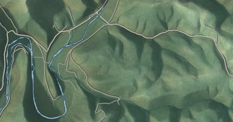 Detail of the map of East Keating, Pennsylvania
