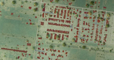 Detail of the map of North Alamo, Texas