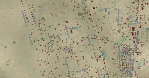 Detail of the map of Southwest Sandhill, Texas