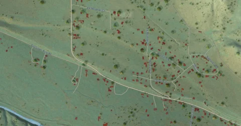 Detail of the map of Woodland, Utah