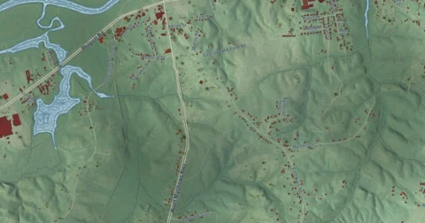 Detail of the map of Riverdale, Virginia