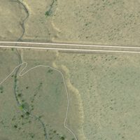 Second close-up of the map of Acomita Lake, New Mexico print showing more streets and buildings