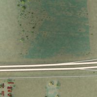 Second close-up of the map of Aetna Estates, Colorado print showing more streets and buildings