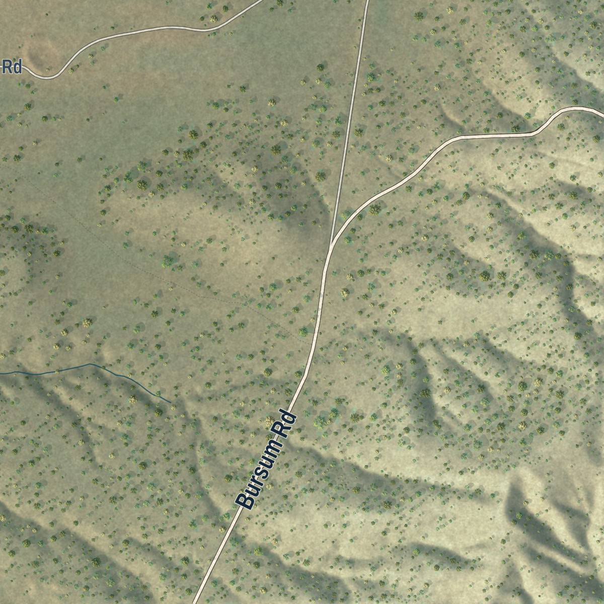 Second close-up of the map of Alma, New Mexico print showing more streets and buildings