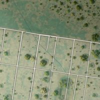 Second close-up of the map of Alto Bonito Heights, Texas print showing more streets and buildings