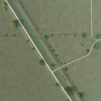 Second close-up of the map of Annada, Missouri print showing more streets and buildings