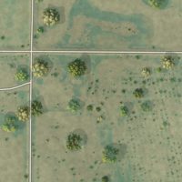 Second close-up of the map of Antler, North Dakota print showing more streets and buildings