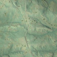 Second close-up of the map of Arcade, Georgia print showing more streets and buildings