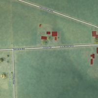 Second close-up of the map of Argo, Iowa print showing more streets and buildings