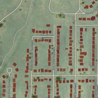 Second close-up of the map of Ashview Heights, Georgia print showing more streets and buildings