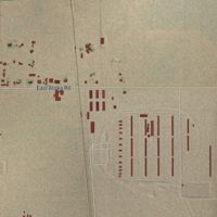 Second close-up of the map of Atoka, New Mexico print showing more streets and buildings