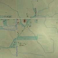 Second close-up of the map of Barton, Arkansas print showing more streets and buildings