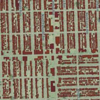 Second close-up of the map of Belmont Cragin, Illinois print showing more streets and buildings