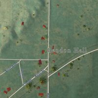 Second close-up of the map of Bendon, Michigan print showing more streets and buildings