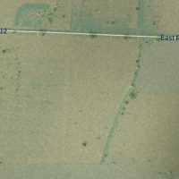Second close-up of the map of Big Bow, Kansas print showing more streets and buildings