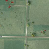 Second close-up of the map of Blomkest, Minnesota print showing more streets and buildings