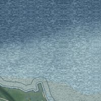 Second close-up of the map of Blyn, Washington print showing more streets and buildings
