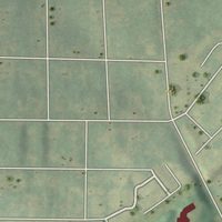 Second close-up of the map of Boulevard Heights, Georgia print showing more streets and buildings