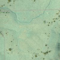 Second close-up of the map of Box, Oklahoma print showing more streets and buildings