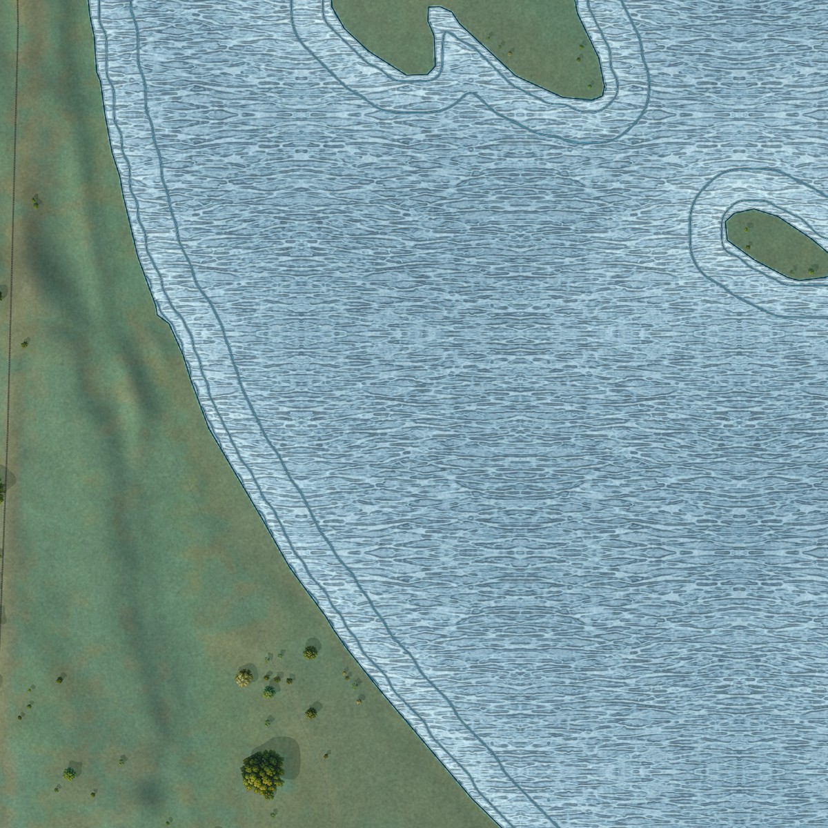 Second close-up of the map of Boyds, Washington print showing more streets and buildings
