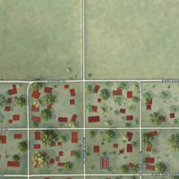 Second close-up of the map of Broadlands, Illinois print showing more streets and buildings