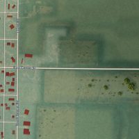 Second close-up of the map of Bucklin, Kansas print showing more streets and buildings