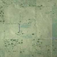 Second close-up of the map of Burlington, Illinois print showing more streets and buildings