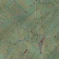 Second close-up of the map of Butler, Adams County, Pennsylvania print showing more streets and buildings