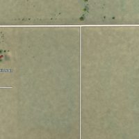 Second close-up of the map of Butte City, Idaho print showing more streets and buildings