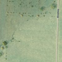 Second close-up of the map of Camden, Illinois print showing more streets and buildings