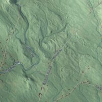 Second close-up of the map of the Town of Camden, New York print showing more streets and buildings
