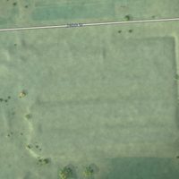 Second close-up of the map of Cameron Colony, South Dakota print showing more streets and buildings