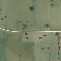 Second close-up of the map of Canton, Minnesota print showing more streets and buildings