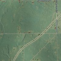 Second close-up of the map of Carmel, Michigan print showing more streets and buildings