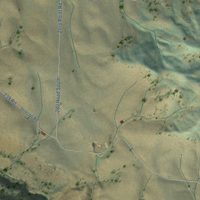 Second close-up of the map of Cavendish, Idaho print showing more streets and buildings