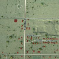 Second close-up of the map of Centerfield, Utah print showing more streets and buildings