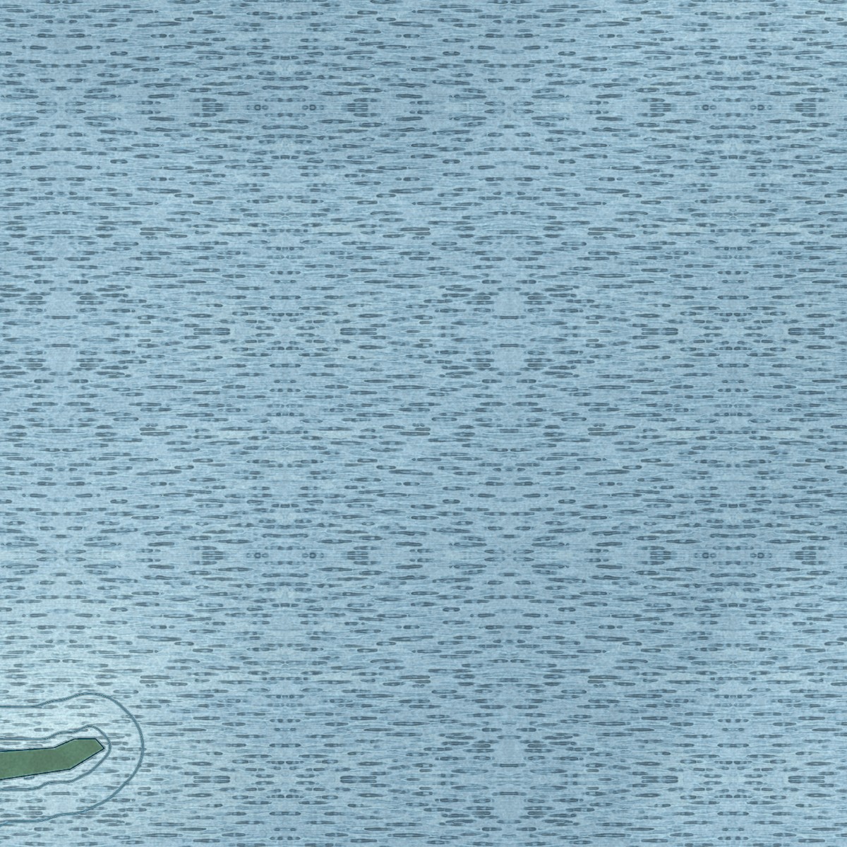 Second close-up of the map of Choptank, Maryland print showing more streets and buildings