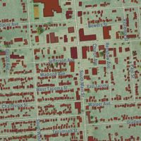 Second close-up of the map of Clawson, Michigan print showing more streets and buildings