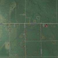 Second close-up of the map of Clyde, Allegan County, Michigan print showing more streets and buildings