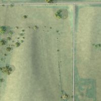 Second close-up of the map of Clyman, Wisconsin print showing more streets and buildings