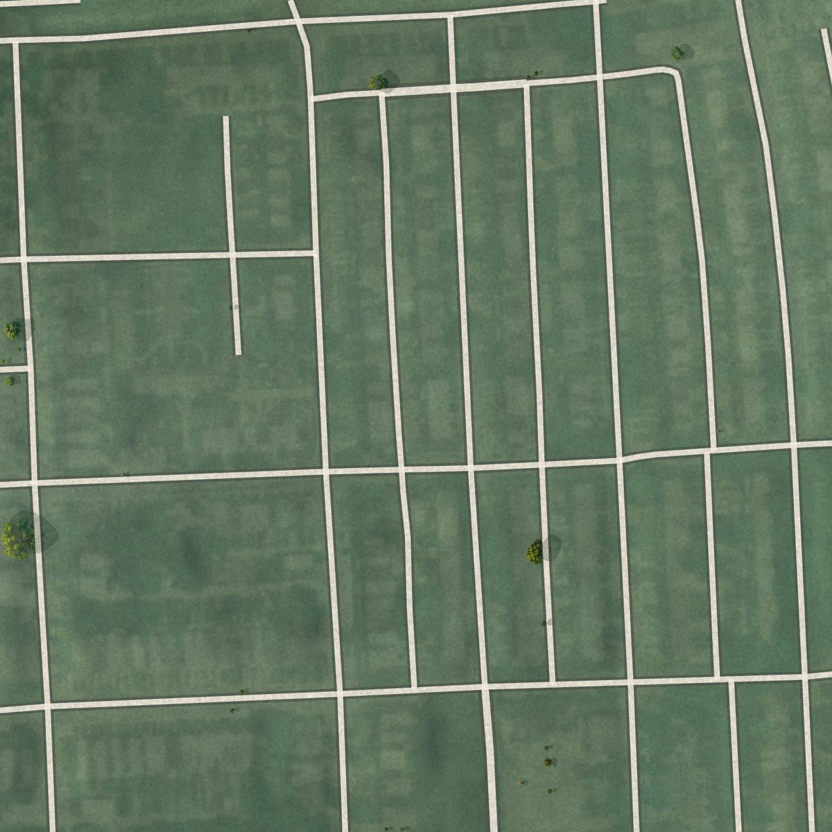 Second close-up of the map of Coppin Heights-Ash-Co-East, Maryland print showing more streets and buildings