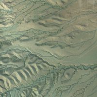 Second close-up of the map of Cottonwood, Arizona print showing more streets and buildings