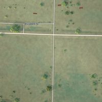 Second close-up of the map of Cottonwood, South Dakota print showing more streets and buildings