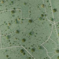Second close-up of the map of Daisetta, Texas print showing more streets and buildings